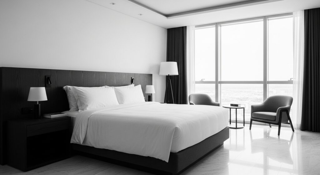 minimalist guest bedroom 202604251248